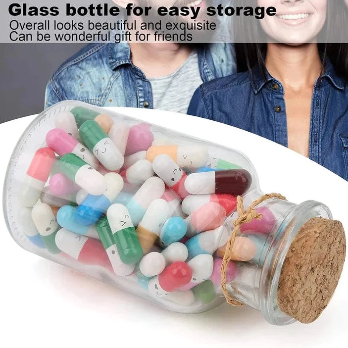 CustoMyLove™ Capsule Letters Message In a Bottle (Mixed Color 100Pcs)