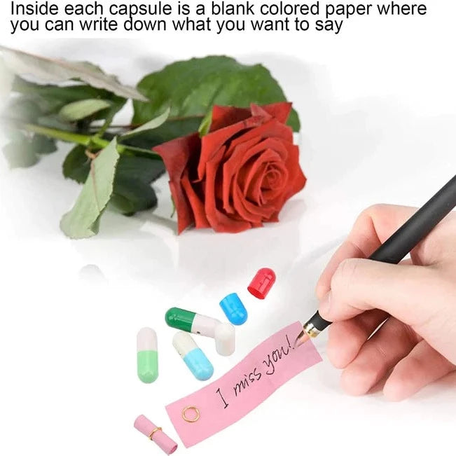 CustoMyLove™ Capsule Letters Message In a Bottle (Mixed Color 100Pcs)